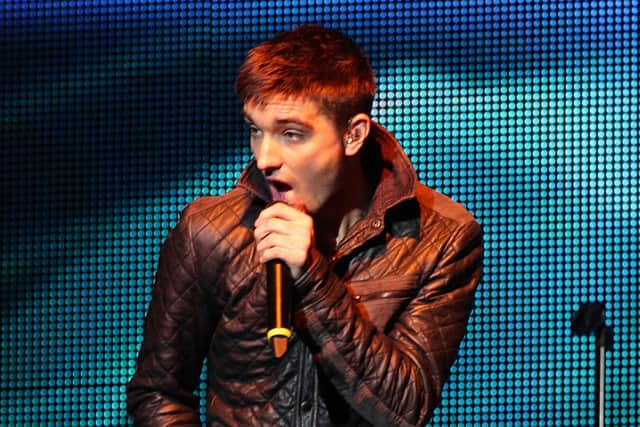 Tom Parker from The Wanted on stage during the 2012 Capital FM Jingle Bell Ball at the O2 Arena, London.