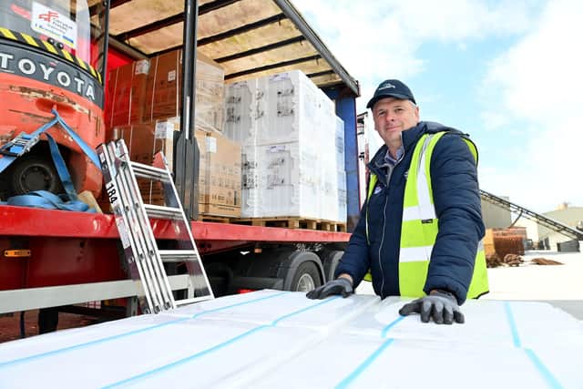 Richard Hogg, director of Macrete Ireland, will deliver a lorry of essential aid to the Polish-Ukrainian border this weekend