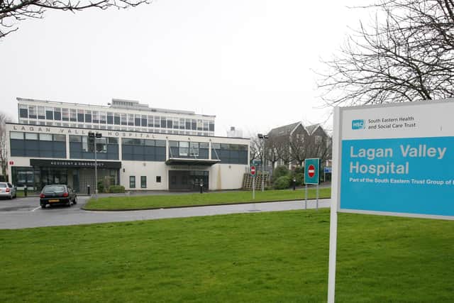 Midwifery-led births have been paused at Lagan Valley Hospital, Lisburn,