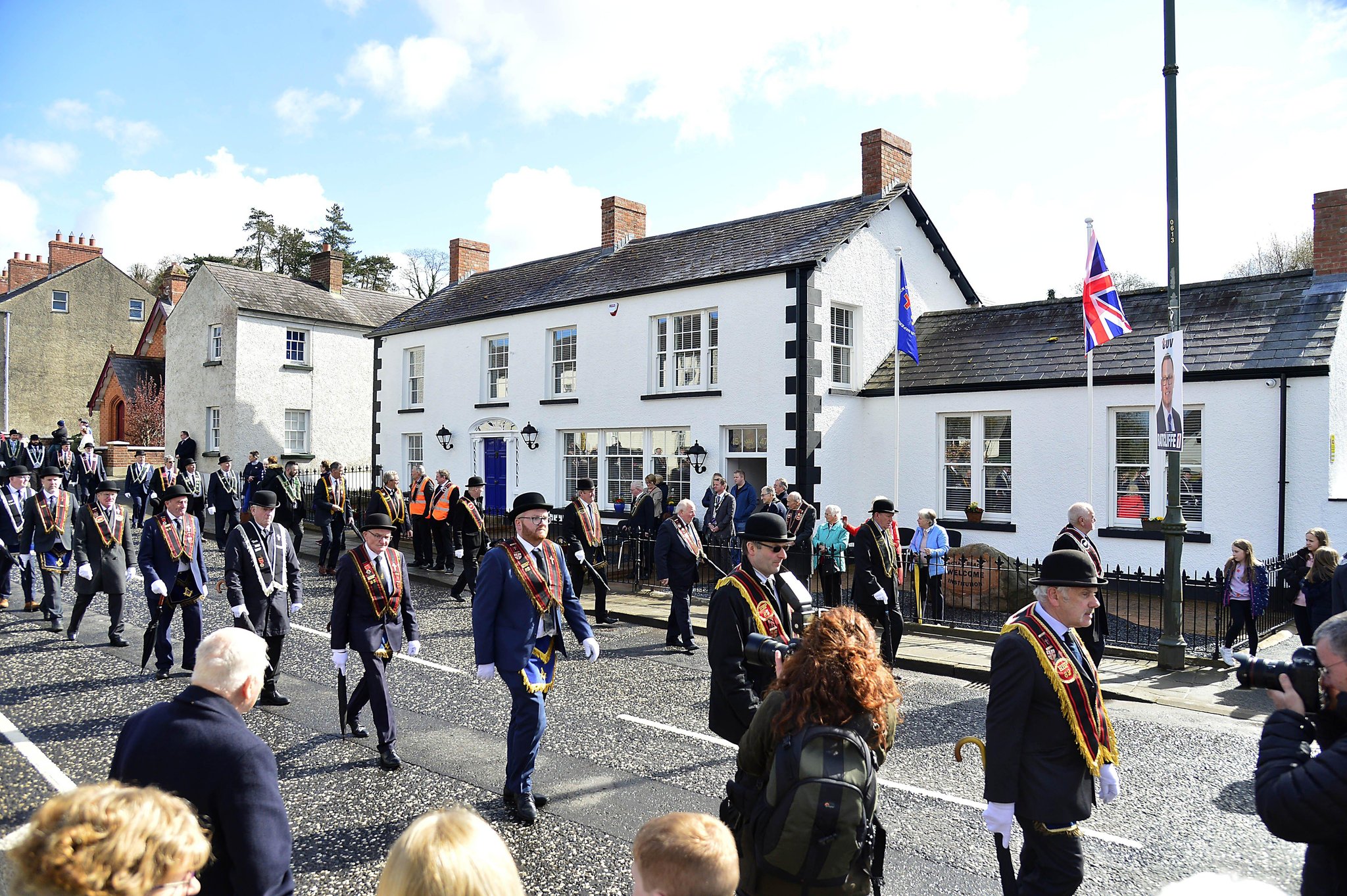 Royal Black leader hails opening of 'magnificent' new headquarters in Loughgall