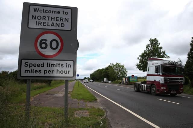 When the UK suggested the EU could create its own border controls Coveney said we would be plunged back into the Troubles