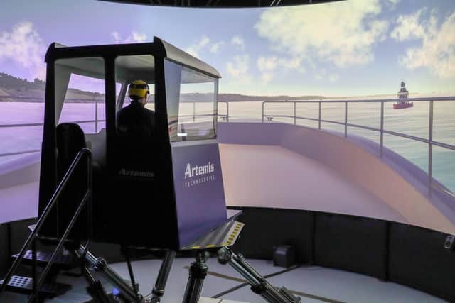 Tidal Transit have become the first expert end users to experience Artemis Technologies’ marine workboat simulator