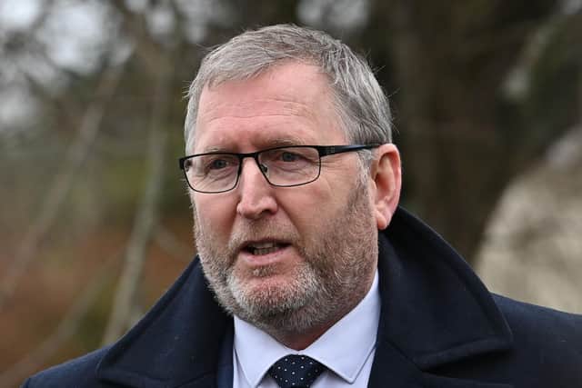 UUP Leader Doug Beattie reiterated his reasons for not taking part in the Lurgan rally against the NI Protocol. Photo: Colm Lenaghan/Pacemaker