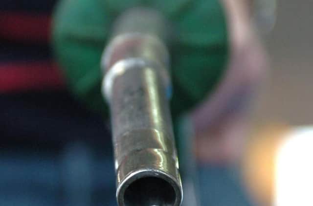 File photo dated 13/09/05 of a petrol pump nozzle. Photo credit: Danny Lawson/PA Wire