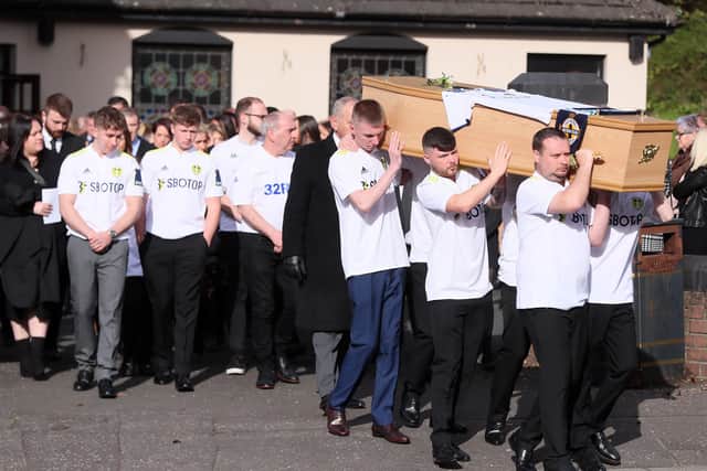 The funeral of Roy Reynolds took place in north Belfast today