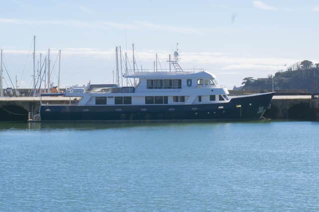 The MY Kahu was converted into a pleasure craft in 2010
