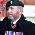 Ulster Unionist Party leader Doug Beattie MC MLA, who was a captain in the Royal Irish Regiment