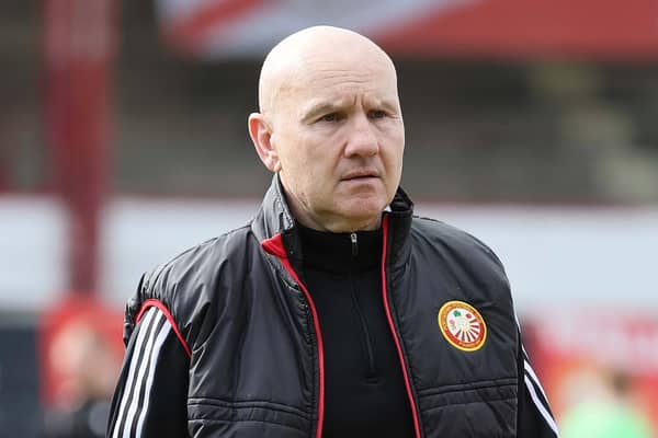Portadown manager Paul Doolin. Pic by Pacemaker.