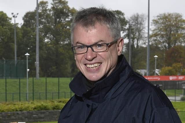 UUP leader Doug Beattie has stirred reaction by giving a pre-election interview to GAA pundit Joe Brolly (pictured).
Photo: Presseye/Stephen Hamilton