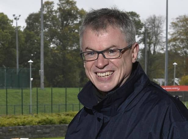 UUP leader Doug Beattie has stirred reaction by giving a pre-election interview to GAA pundit Joe Brolly (pictured).
Photo: Presseye/Stephen Hamilton