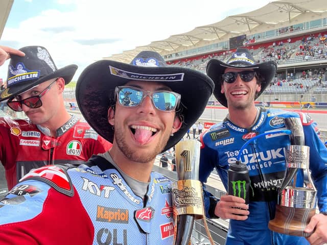 Italian, Enea Bastianini claimed Ducati's first ever win at the Red Bull Grand Prix of the America with an emphatic victory well clear of Ecstar Suzuki's Alex Rins with Lenovo Ducati's Jack Miller third.