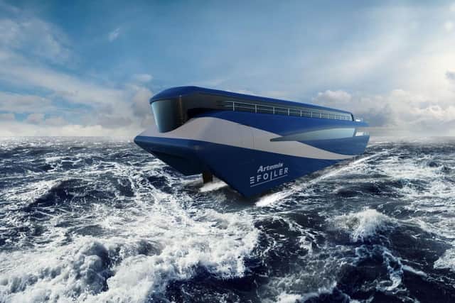 The Belfast Maritime Consortium is developed a zero-emission fast ferry that will be powered by the revolutionary Artemis eFoiler electric propulsion system