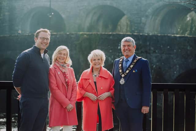 Northern Ireland TV Presenter and keen gardener Gloria Hunniford shared the exciting news with the people of Randalstown for the BBC The One Show announcement