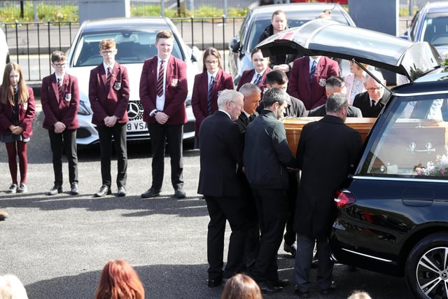 The funeral of Jody Keenan