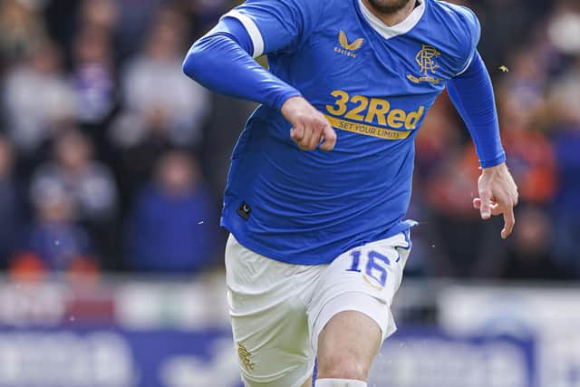 Rangers' Aaron Ramsey. Pic by PA.