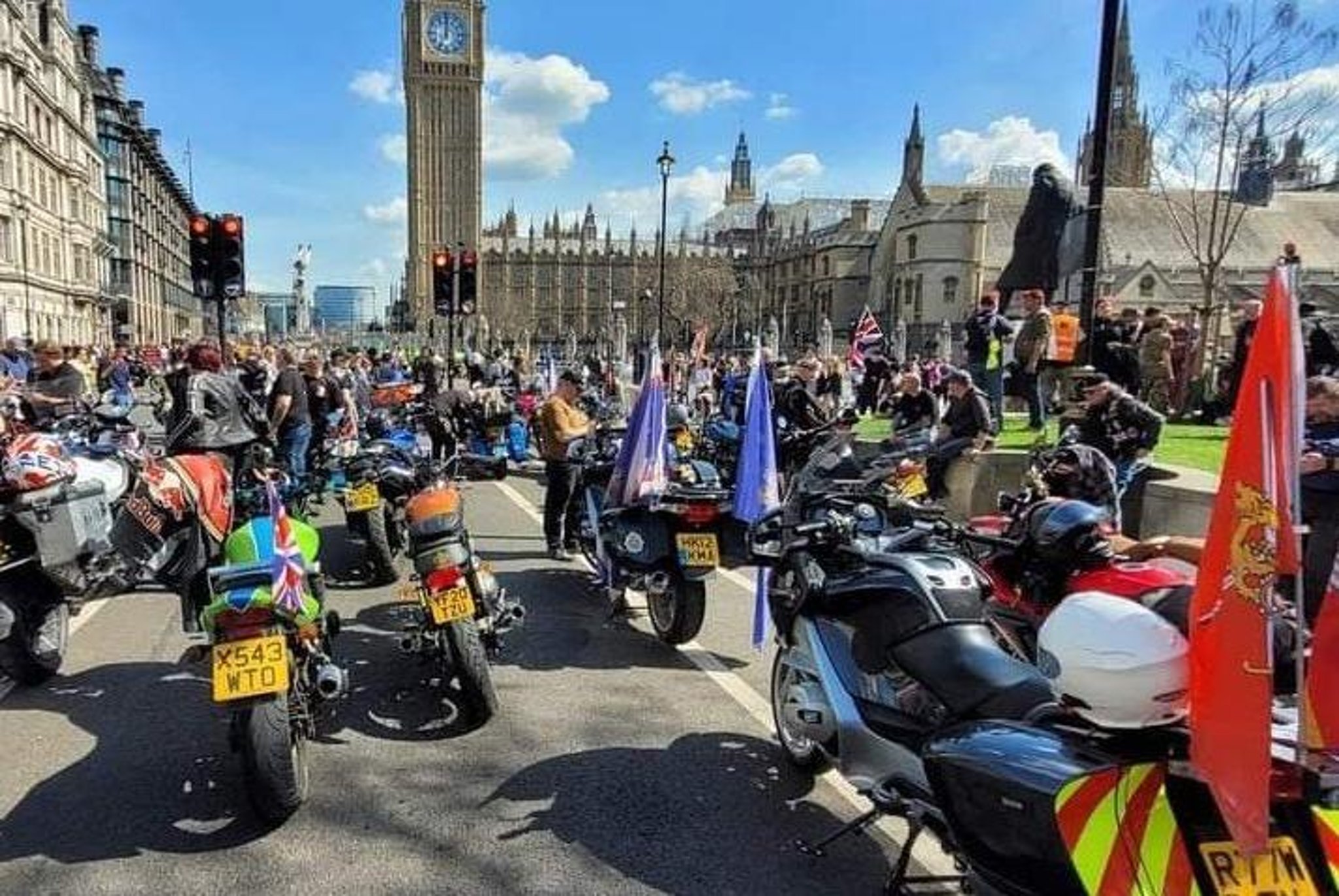 NI veterans ramp up protest activity in the heart of London