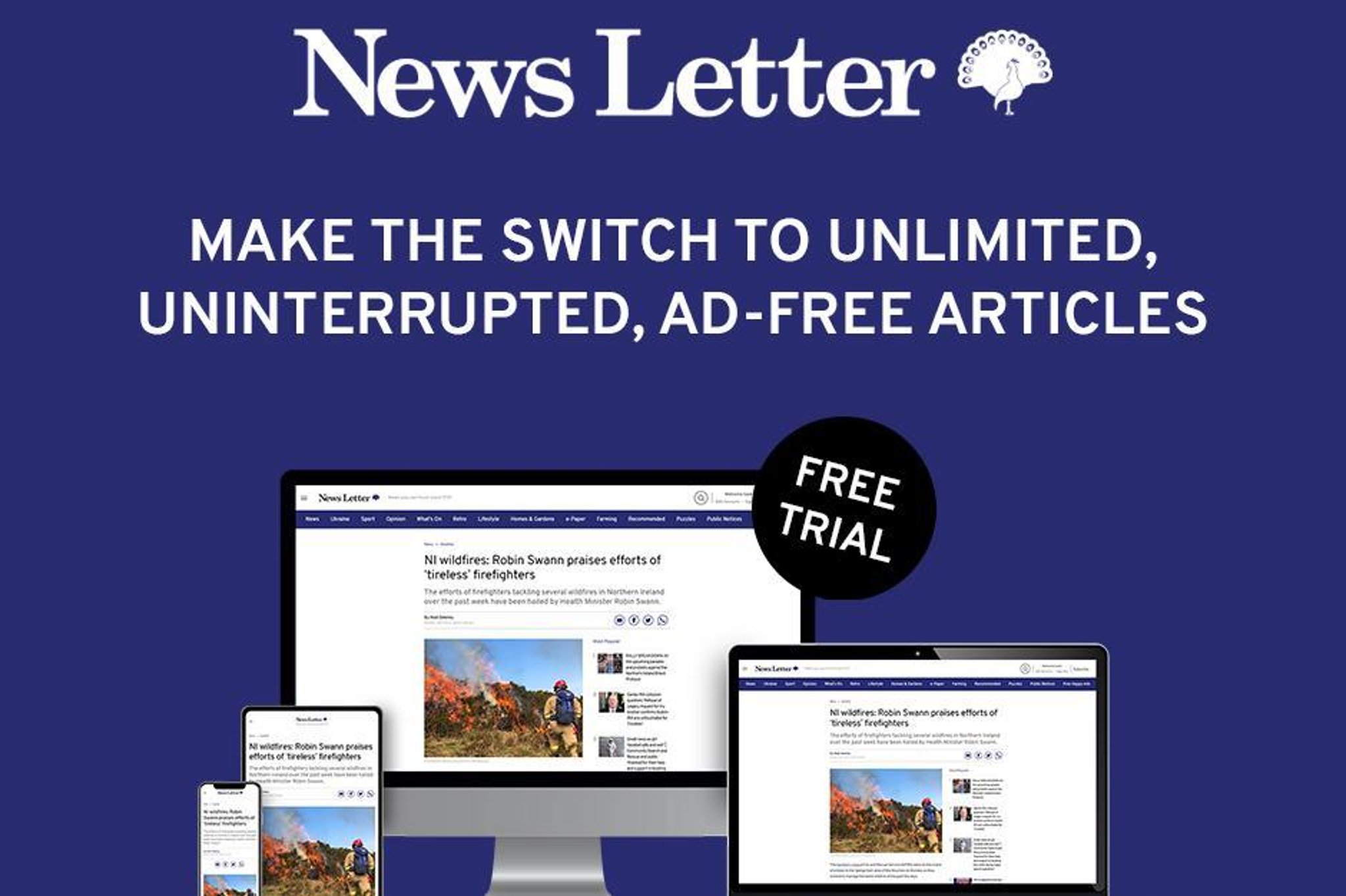 News Letter subscriptions: Make a saving with the News Letter's spring offer and start your ad-free experience for free