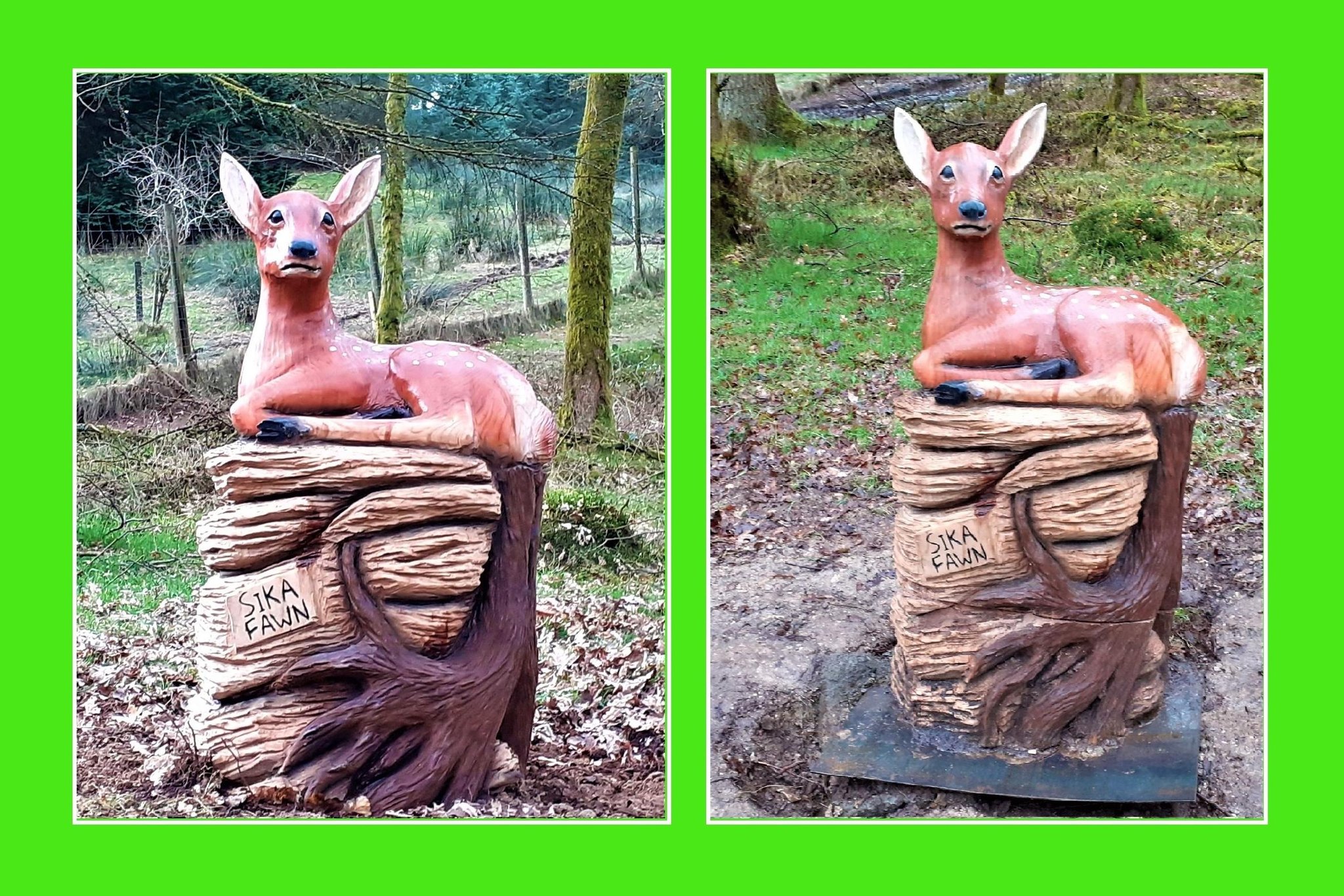 Bid made to steal £2.5k deer statue from forest park with a chainsaw – shortly before 300 cars descend on site
