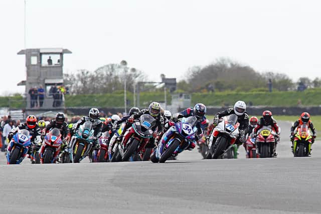 Action from Saturday's Ulster Superbike meeting at Bishopscourt in Co Down.