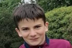 Cian Milligan was severely injured in a traffic accident on his way to school in October 2020
