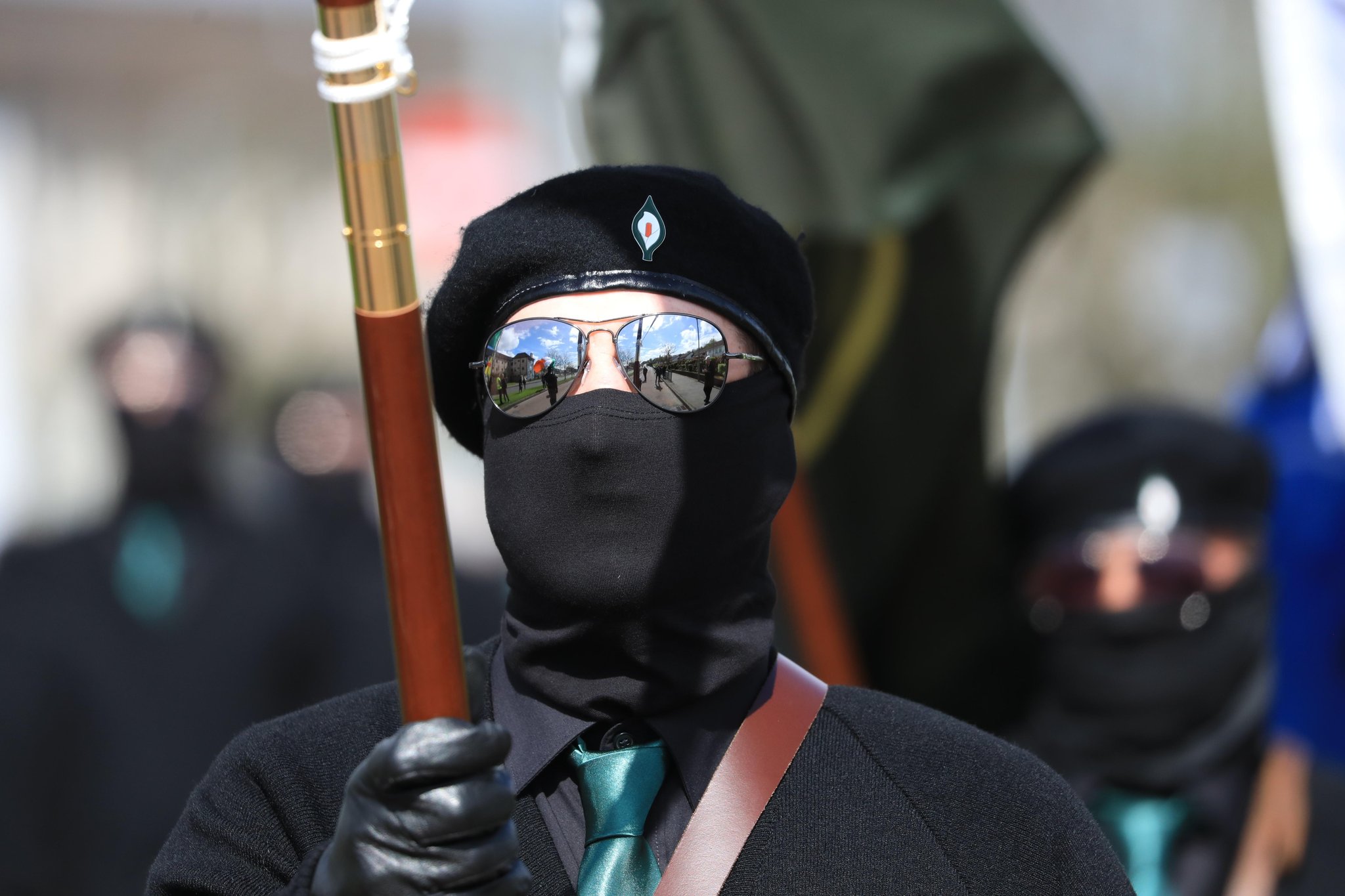 No more masks on parades says Sinn Fein