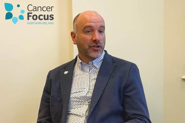 Richard Spratt, chief executive of Cancer Focus NI