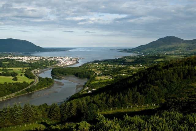 Carlingford Lough, a popular tourist destination, forms part of the border between Northern Ireland and the Republic