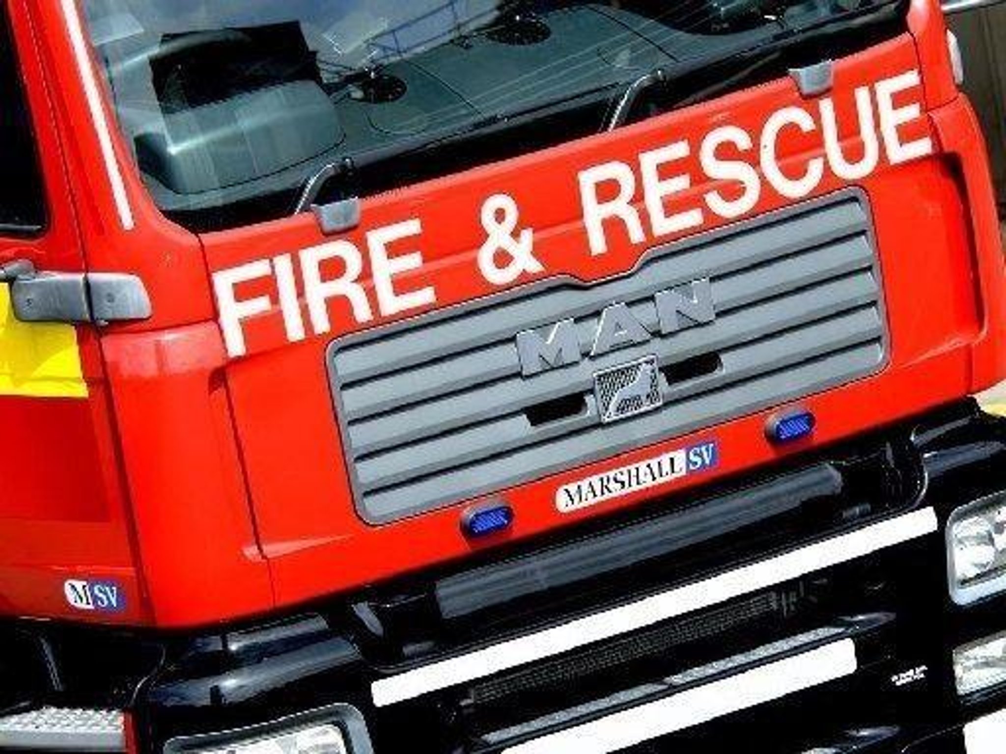 Firefighter injured after being attacked by stone-throwing youths