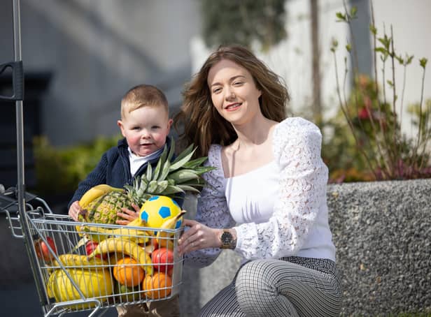 Kate Bohan, sales operations manager with Lidl Ireland alongside her son Luca, 2. Kate’s partner is currently pregnant with the couples second baby through IVF