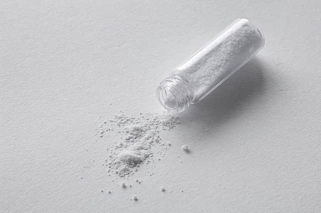 A vial of cocaine (from Creative Commons' Stockcatalog)