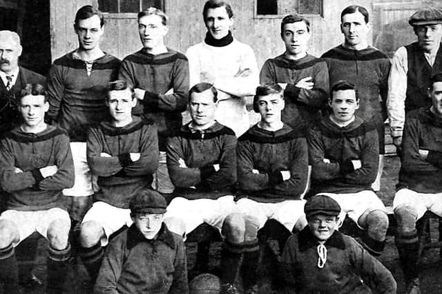 The 1914 Glentoran team