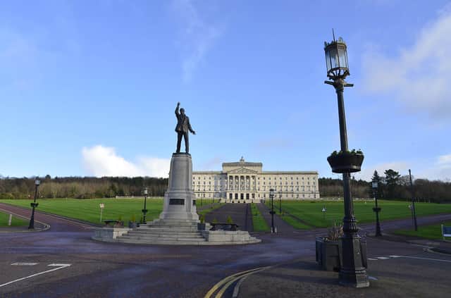 Parliament Buildings at Stormont ... the UUP believes that ‘when Northern Ireland works for all, we all win’