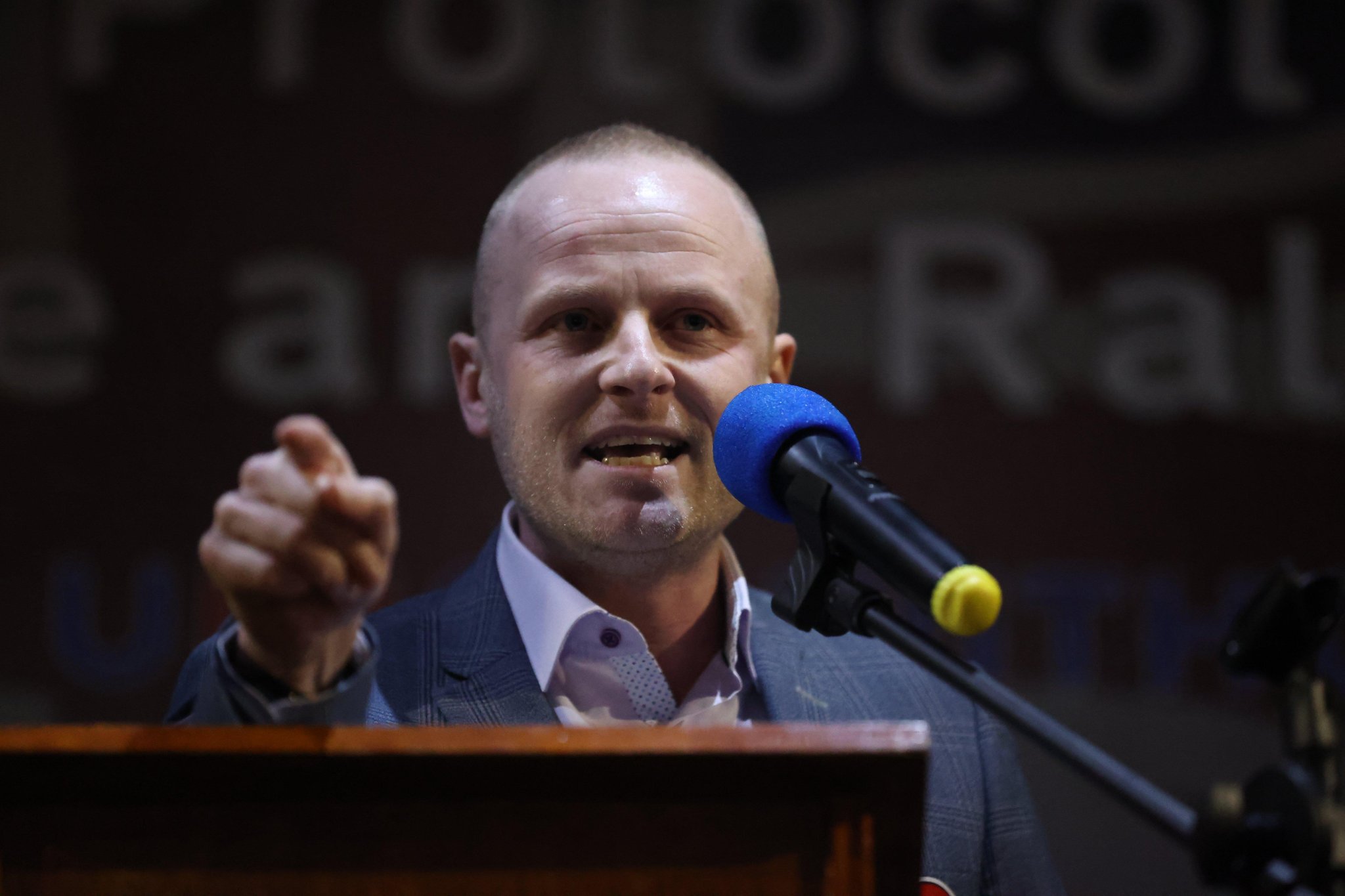 NI Protocol: Jamie Bryson launches legal action against Michelle O'Neill