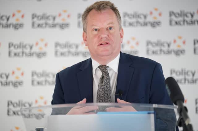 The former Brexit minister Lord Frost’s speech this week to Policy Exchange, above, seemed to reflect newly robust thinking on the Northern Ireland Protocol. Such thinking needs to be seen to have support in NI