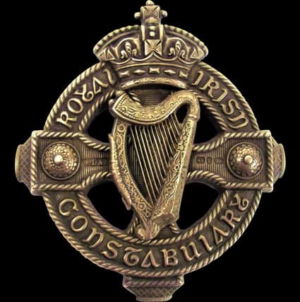 The badge of the RIC, which was disbanded 100 years ago