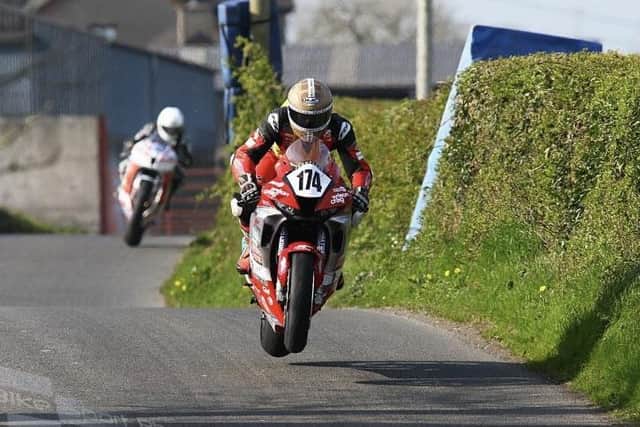 Newcomer Joey Thompson gave the Wilson Craig Honda Fireblade CBR1000RR-R its roads debut at the Tandragee 100.