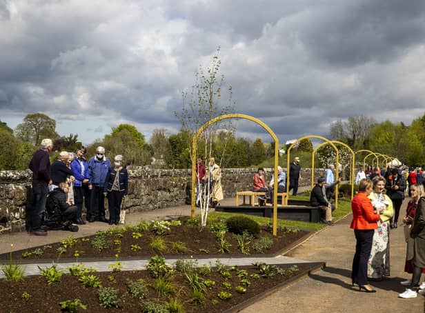 The Elevation garden was officially opened to the public on Monday