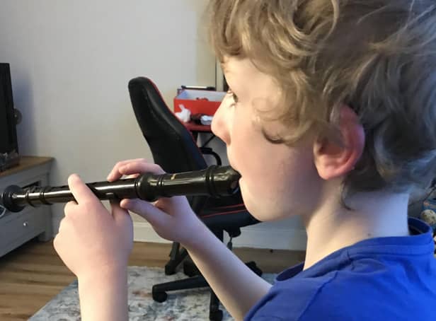 The soothing sound of the recorder