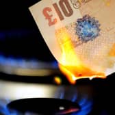 File photo dated 22/04/12 of a £10 note burning on a gas hob. Energy bill rises and increases in fuel costs are expected to push the latest inflation figure to 2.8% today, well above the Government's 2% target. PRESS ASSOCIATION Photo. Issue date: Tuesday March 19, 2013. The upward movement in the Consumer Prices Index (CPI) measure of inflation for February follows a four-month run when it has remained at 2.7%. See PA story ECONOMY Inflation. Photo credit should read: Rui Vieira/PA Wire