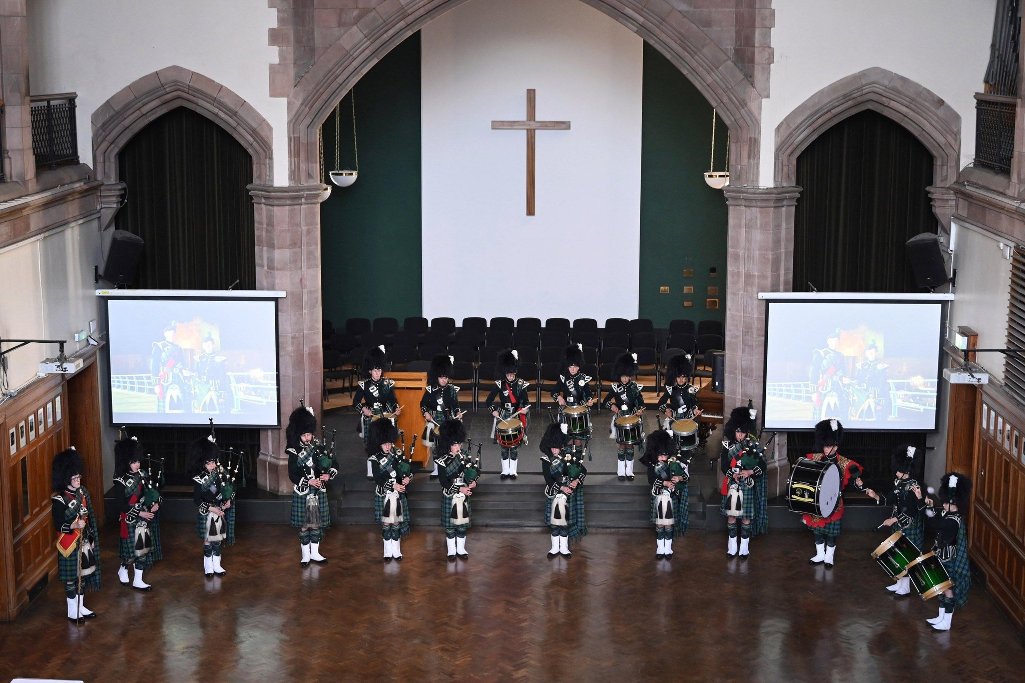 Friends of the Campbell College Pipe Band hold delayed Burns Night Supper at the Belfast College