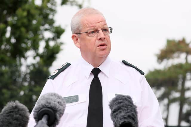 Police Service of Northern Ireland Chief Constable Simon Byrne