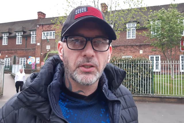 At Elmgrove Polling Station in East Belfast on Thursday, Stephen Priestley was one of the ex DUP voters who had gone for the TUV over the NI Protocol