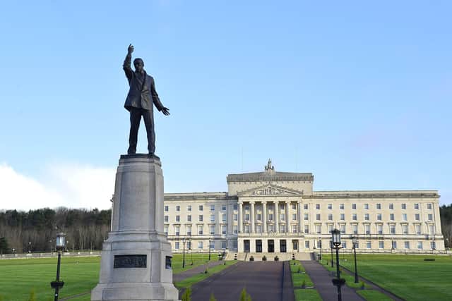 Parliament Buildings:  Sinn Fein are the largest party at Stormont for the first time.
