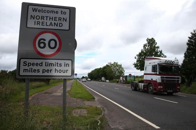 Entering Northern Ireland at the land border. Those who promoted Brexit failed to warn unionists that because of our cross-border links with an Ireland in the EU, there was never going to be a Brexit which applied to NI in the same way as it would apply to England