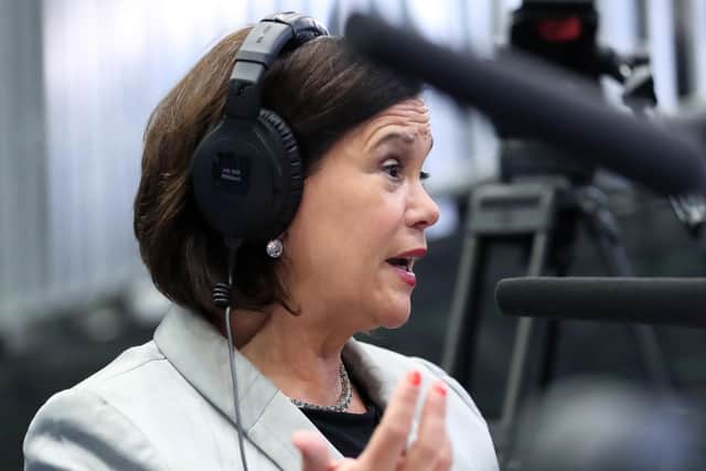 Mary Lou McDonald said the prospect of a nationalist first minister was 'a wonderful, wonderful thing'