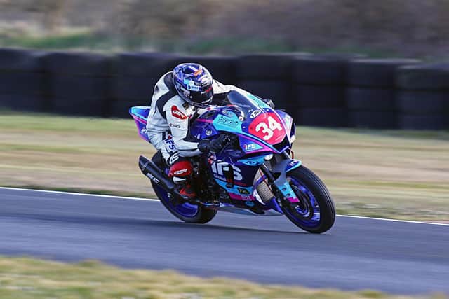 NW200 record holder Alastair Seeley on the IFS Yamaha R1 Superstock machine.