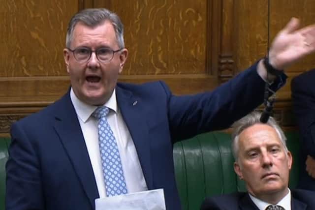 Sir Jeffrey Donaldson in the Commons, 10-05-22