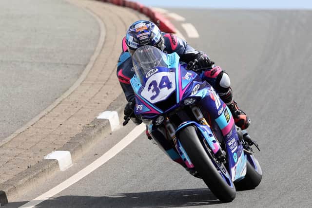 Alastair Seeley on the IFS Yamaha R6 at the North West 200.