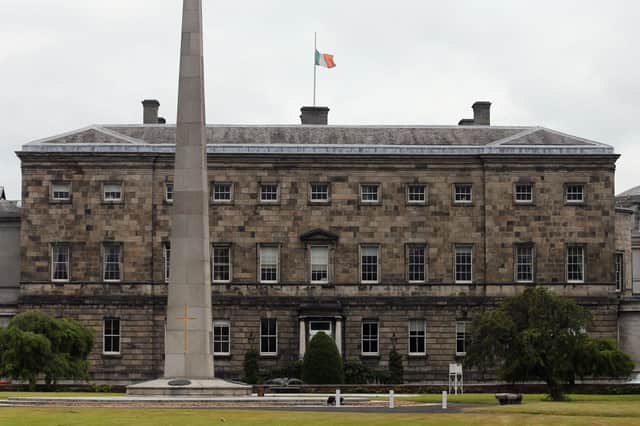 Leinster House, Dublin, the seat of the Irish parliament Photo. Niall Carson/PA Wire