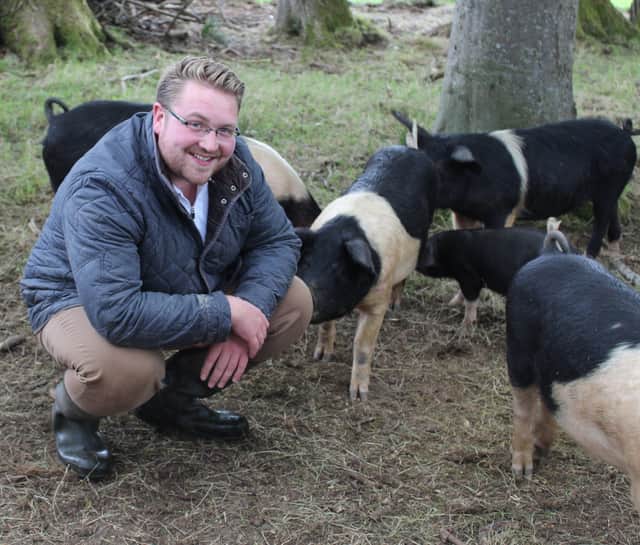 Alastair Crown of Corndale Farm Free Range Charcuterie in Limavady has two salami products in the Scottish Retail Food and Drink Awards